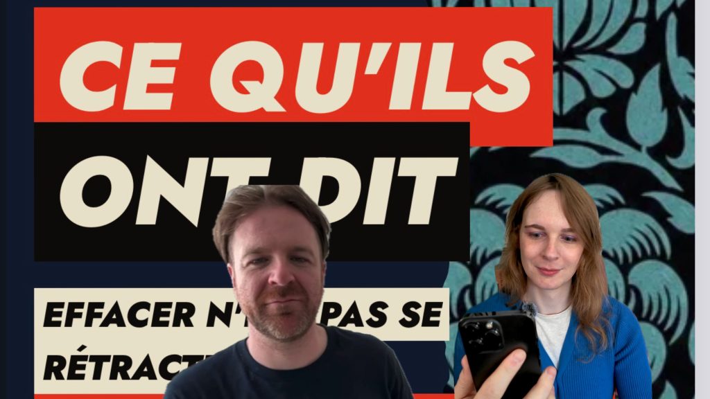 Nicolas Marcotte, créateur du site de tweets supprimés de candidats québécois cequilsontdit.vercel.app en entrevue avec Roxane Nadeau.